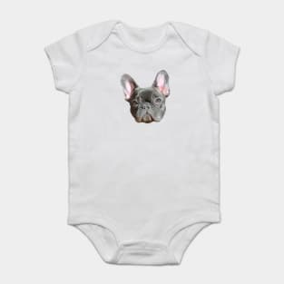 French Bulldog Frenchie Dog Love Baby Bodysuit